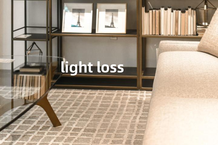 light loss单词图解，单词释义场景配图