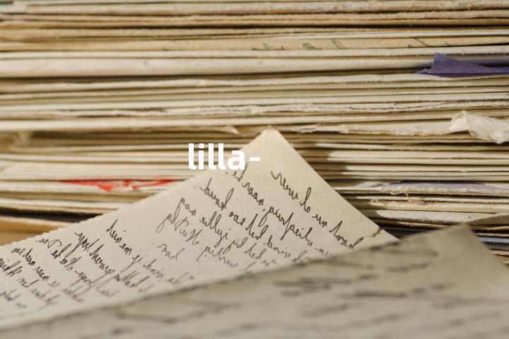 lilla-单词图解，单词释义场景配图