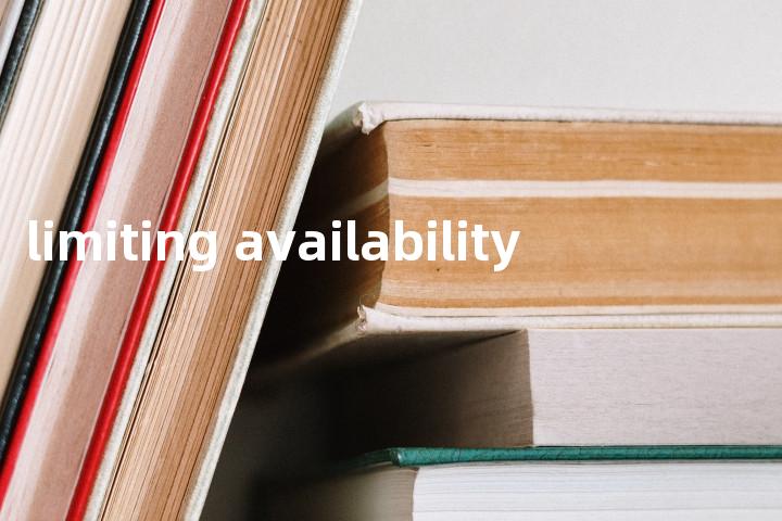 limiting availability单词图解，单词释义场景配图
