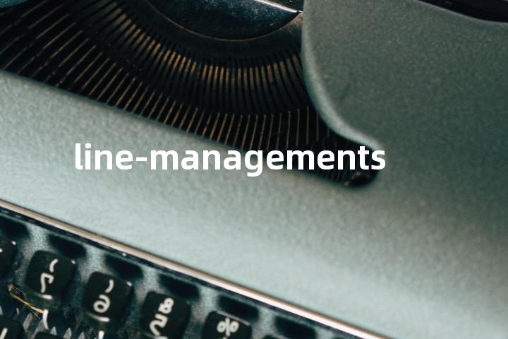 line-managements单词图解，单词释义场景配图