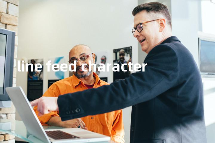 line feed character单词图解，单词释义场景配图