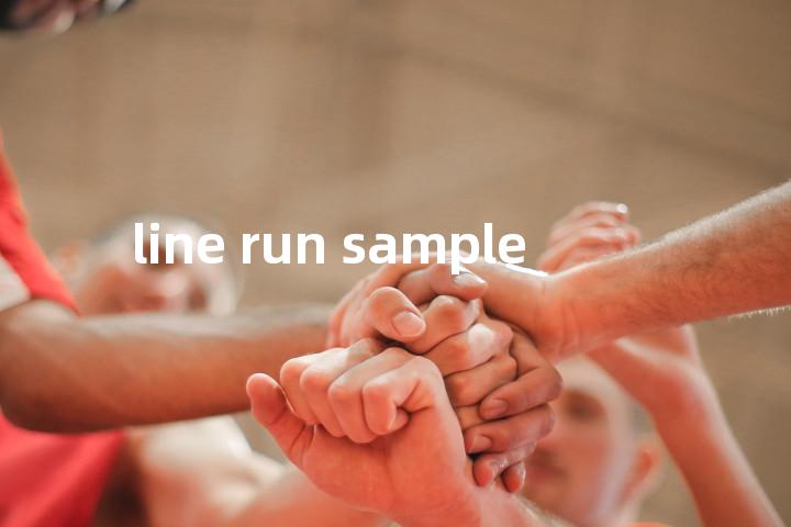 line run sample单词图解，单词释义场景配图