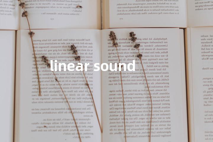 linear sound单词图解，单词释义场景配图
