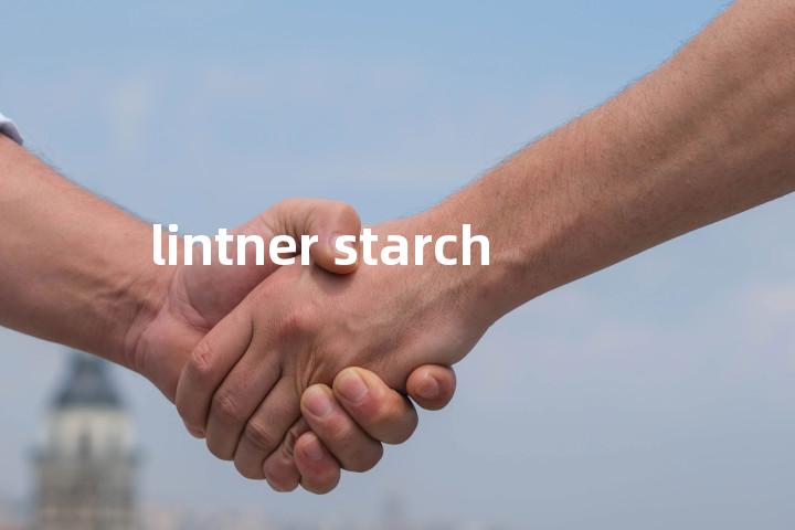 lintner starch单词图解，单词释义场景配图