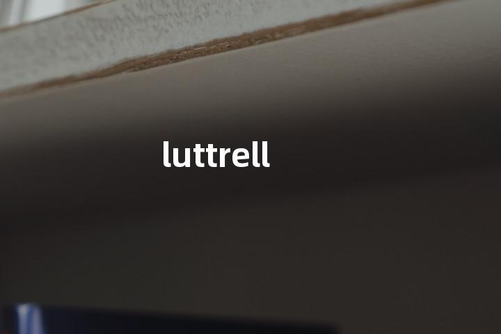 luttrell单词图解，单词释义场景配图