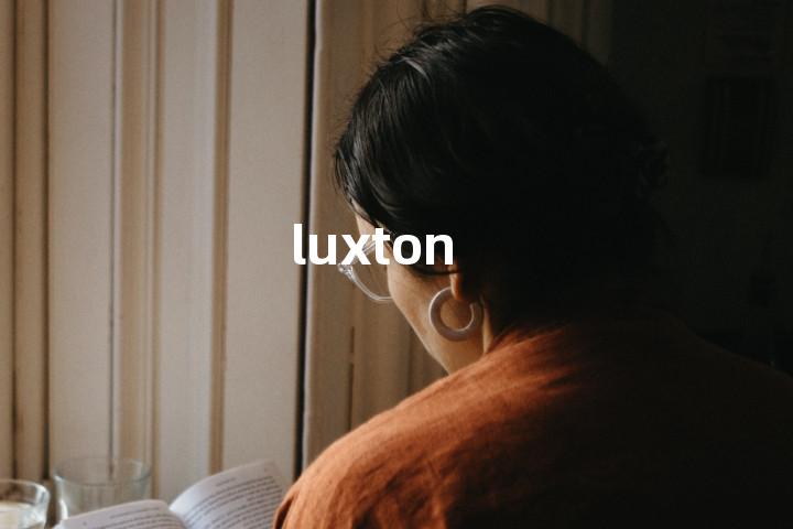 luxton单词图解，单词释义场景配图