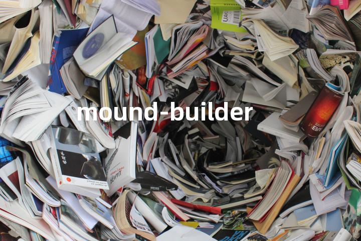 mound-builder单词图解，单词释义场景配图
