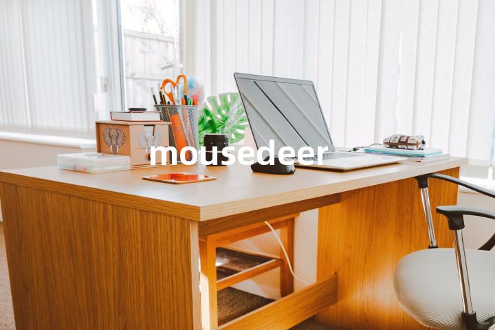 mousedeer单词图解，单词释义场景配图