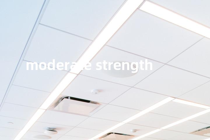 moderate strength单词图解，单词释义场景配图
