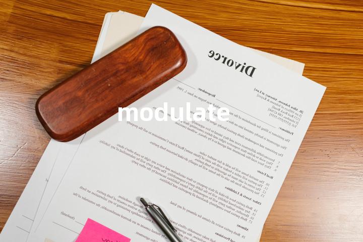 modulate