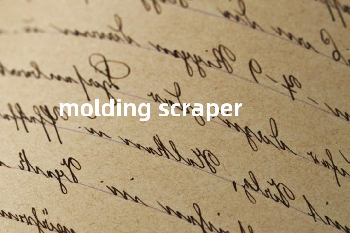 molding scraper单词图解，单词释义场景配图