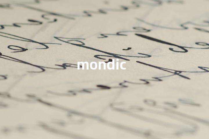 mondic单词图解，单词释义场景配图