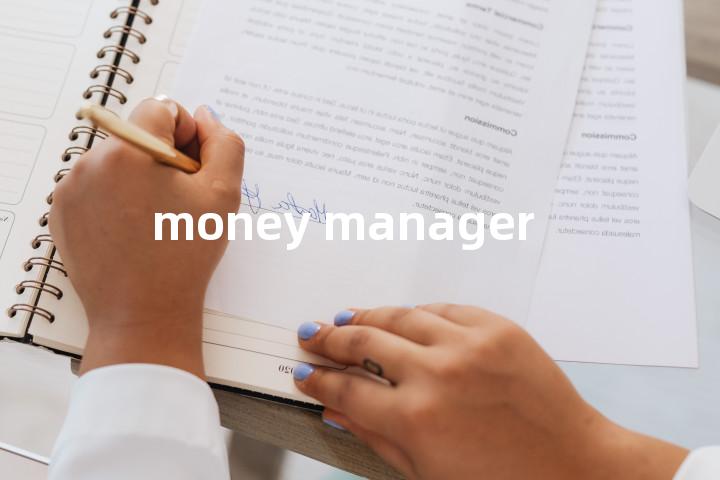 money manager单词图解，单词释义场景配图