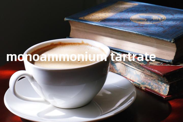 monoammonium tartrate单词图解，单词释义场景配图