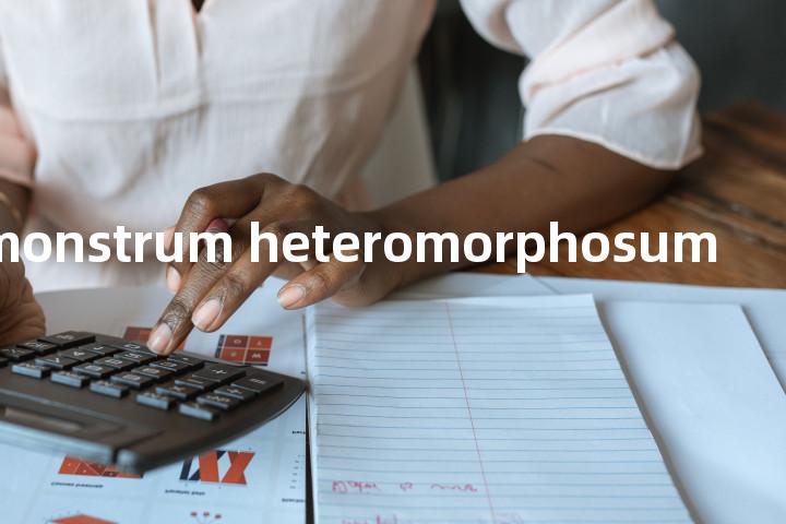 monstrum heteromorphosum单词图解，单词释义场景配图