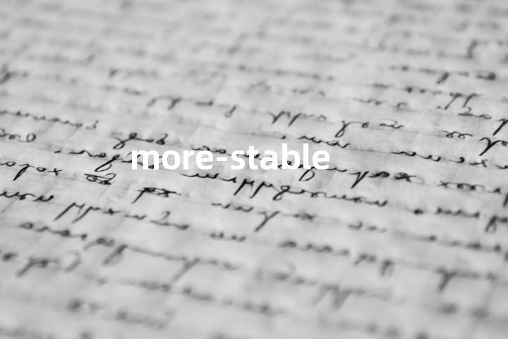 more-stable单词图解，单词释义场景配图
