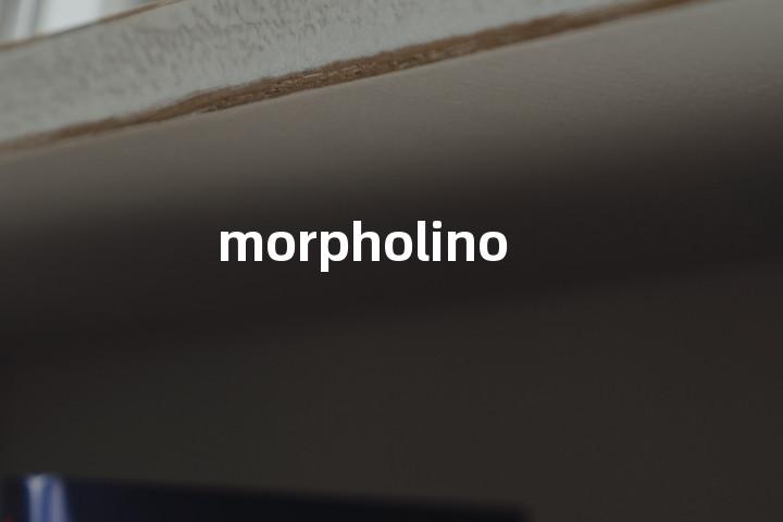 morpholino单词图解，单词释义场景配图