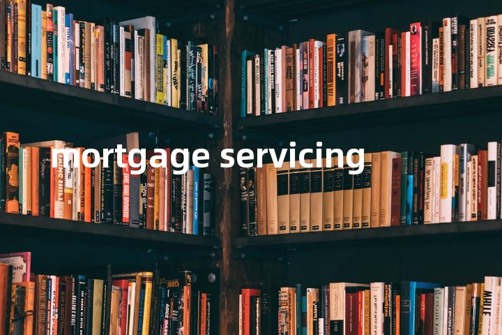 mortgage servicing单词图解，单词释义场景配图