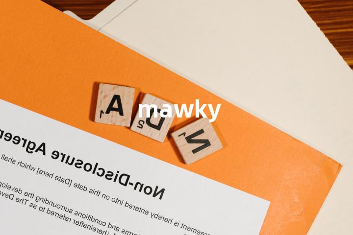 mawky单词图解，单词释义场景配图