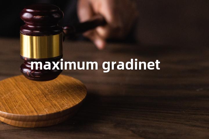 maximum gradinet单词图解，单词释义场景配图