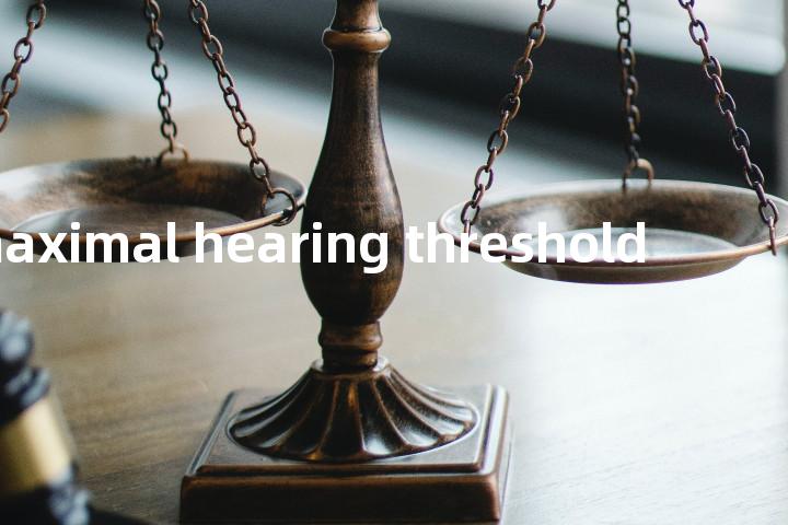 maximal hearing threshold单词图解，单词释义场景配图