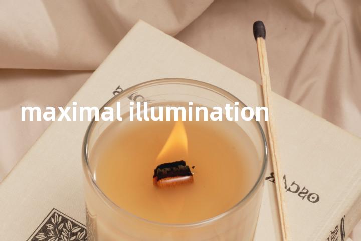 maximal illumination单词图解，单词释义场景配图