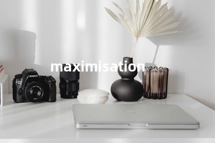 maximisation单词图解，单词释义场景配图