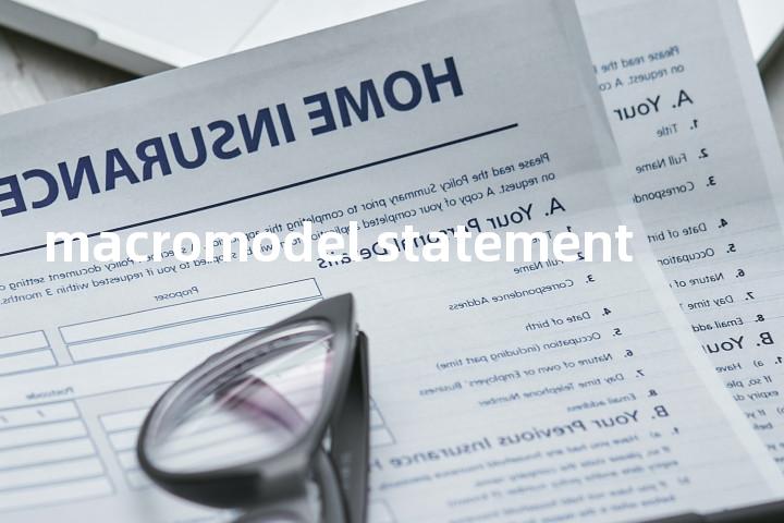 macromodel statement单词图解，单词释义场景配图