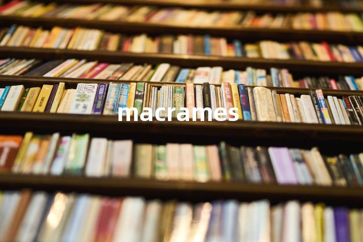 macrames单词图解，单词释义场景配图