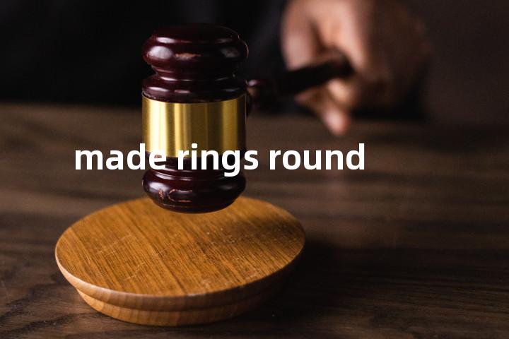 made rings round单词图解，单词释义场景配图