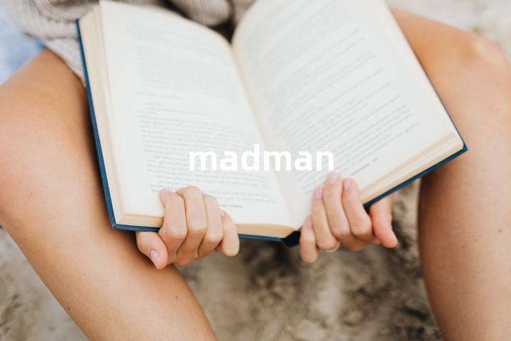 madman单词图解，单词释义场景配图