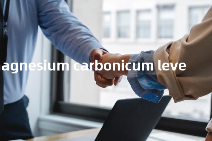 magnesium carbonicum leve单词图解，单词释义场景配图