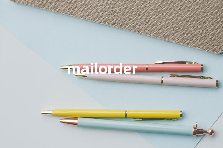 mailorder单词图解，单词释义场景配图
