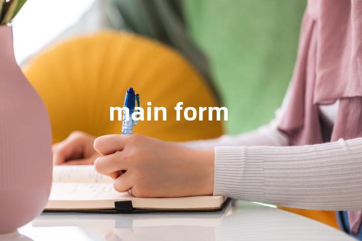 main form单词图解，单词释义场景配图