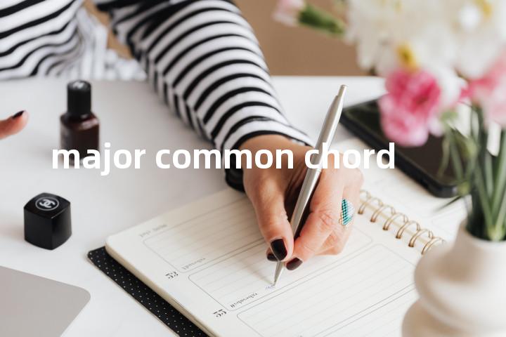 major common chord单词图解，单词释义场景配图