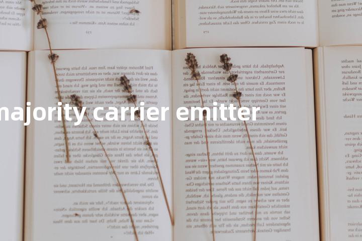 majority carrier emitter单词图解，单词释义场景配图
