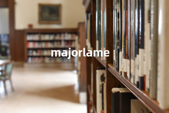 majorlame单词图解，单词释义场景配图