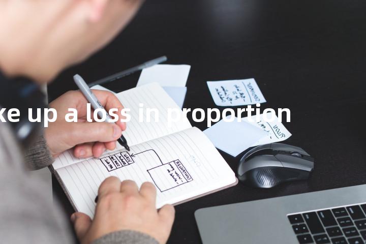make up a loss in proportion单词图解，单词释义场景配图