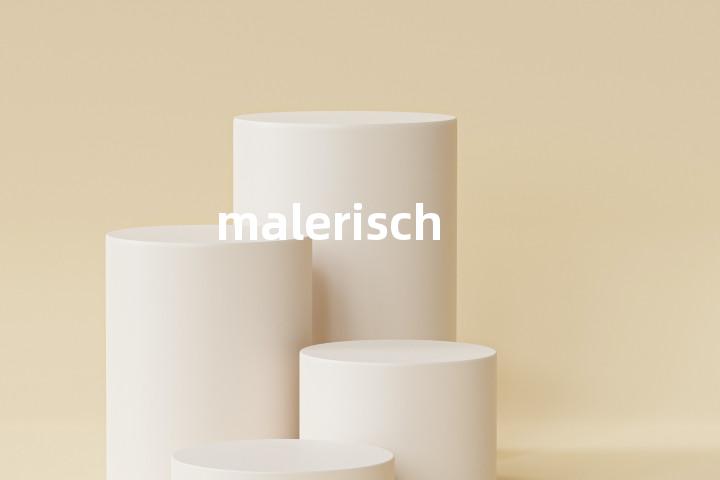 malerisch单词图解，单词释义场景配图