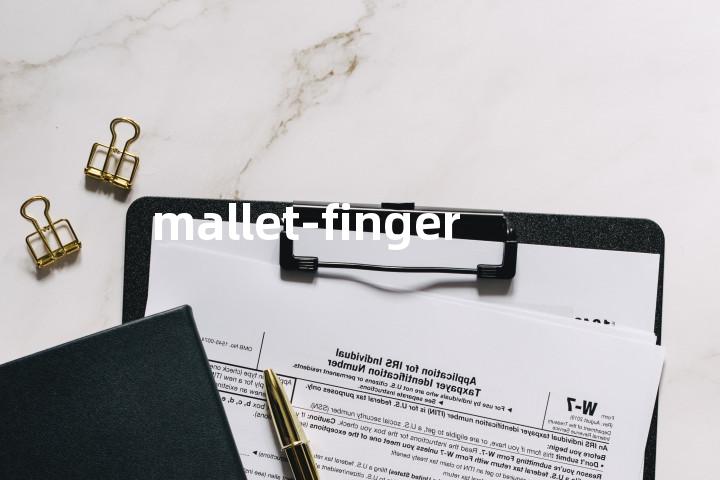 mallet-finger单词图解，单词释义场景配图