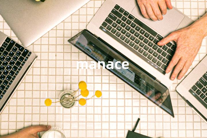 manace单词图解，单词释义场景配图