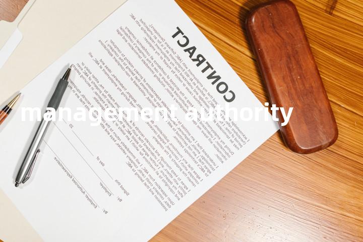 management authority单词图解，单词释义场景配图