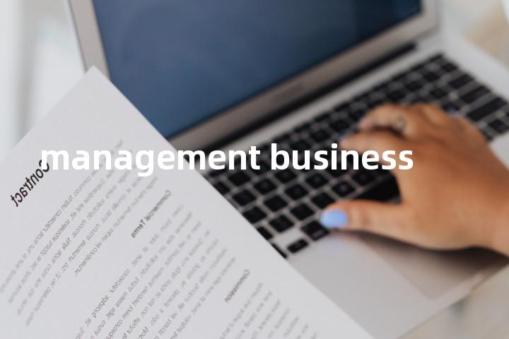 management business单词图解，单词释义场景配图