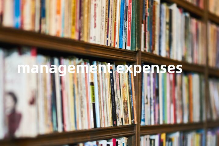 management expenses单词图解，单词释义场景配图