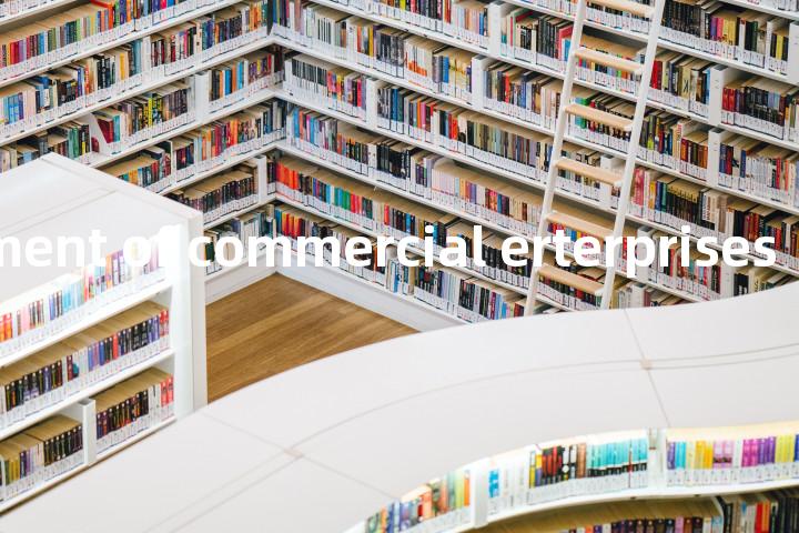 management of commercial erterprises单词图解，单词释义场景配图