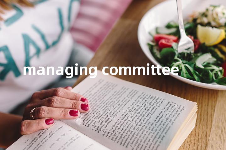 managing committee单词图解，单词释义场景配图