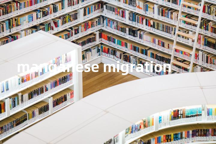 manganese migration单词图解，单词释义场景配图