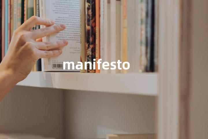 manifesto