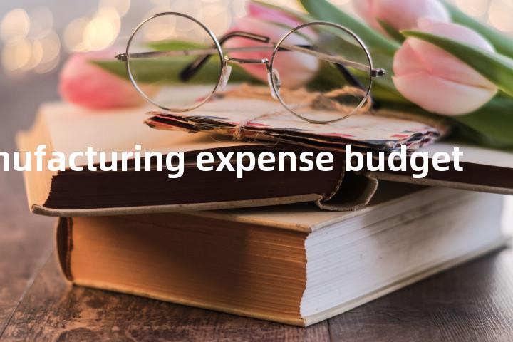 manufacturing expense budget单词图解，单词释义场景配图