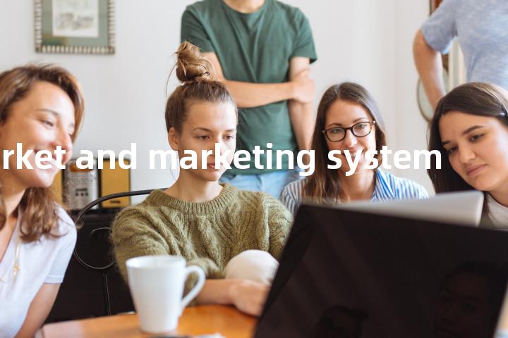 market and marketing system单词图解，单词释义场景配图